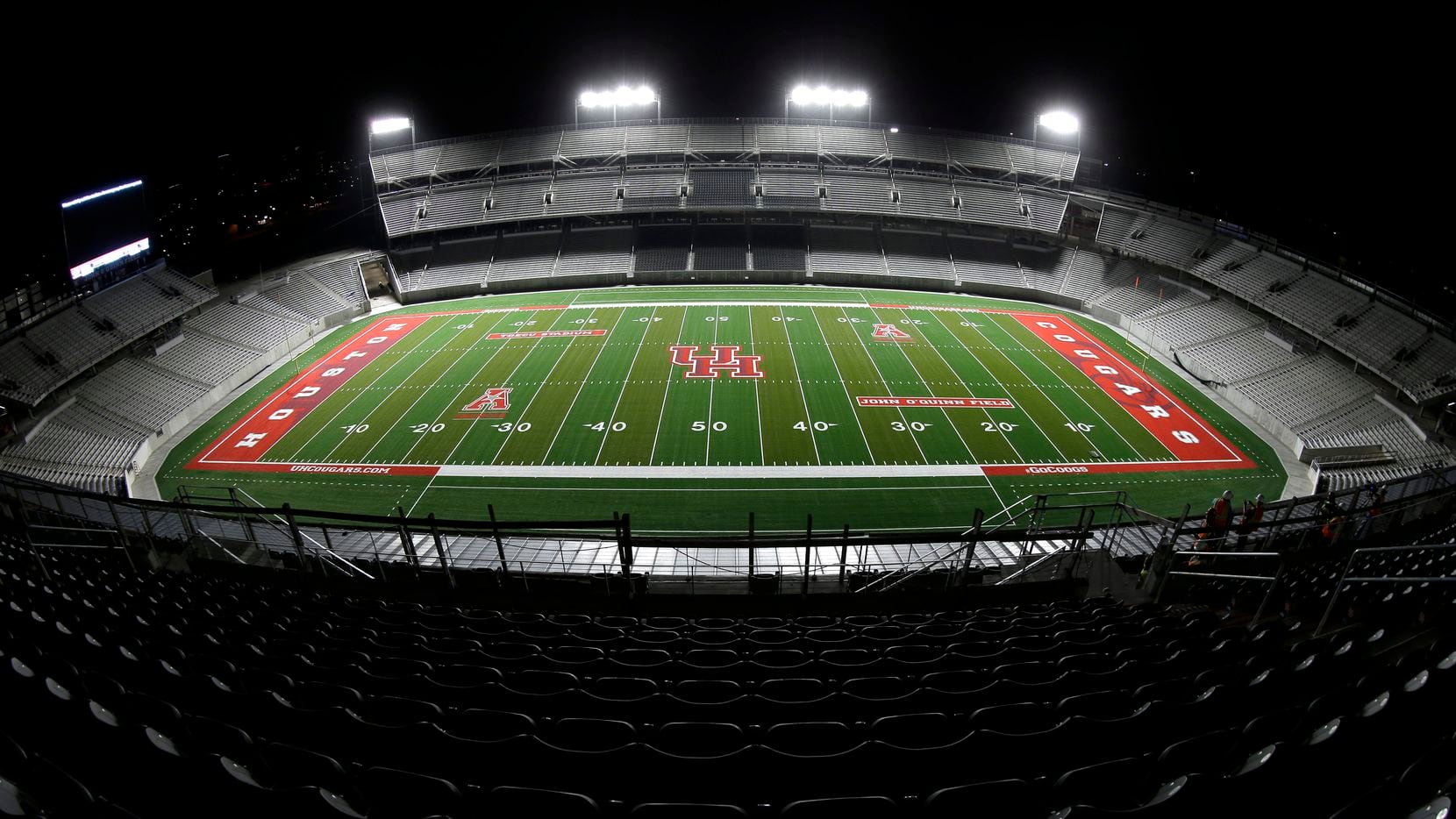 TDECU Stadium, the new football stadium for the NCAA college football Houston Cougars, is...