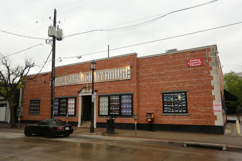 The exterior of the Dallas Comedy House — for now.