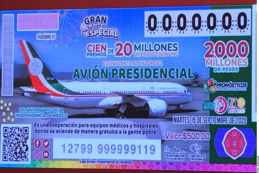 AMLO dijo el viernes que decidió rifar el avión presidencial de México.