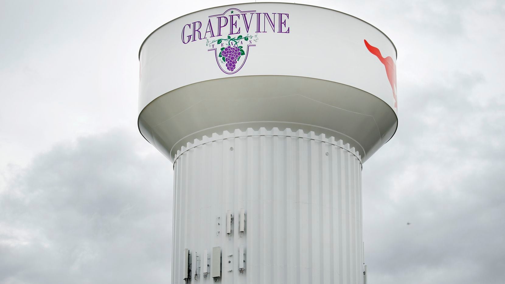 A Grapevine, Texas, water tower is pictured Tuesday, June 23, 2020. (Tom Fox/The Dallas...