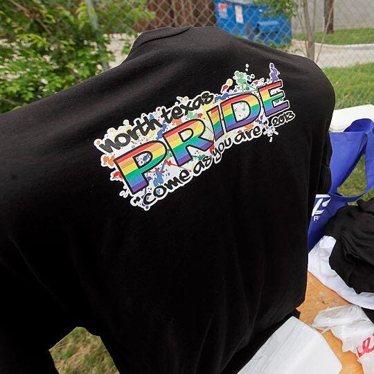 T-shirt from the North Texas Pride festival