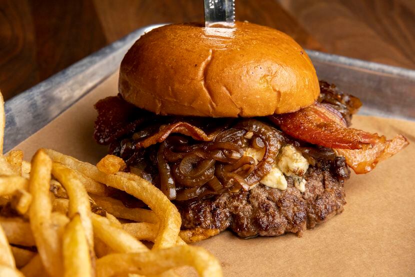 Customers at Jon's Grille can build their own burgers or pick from a short menu of...
