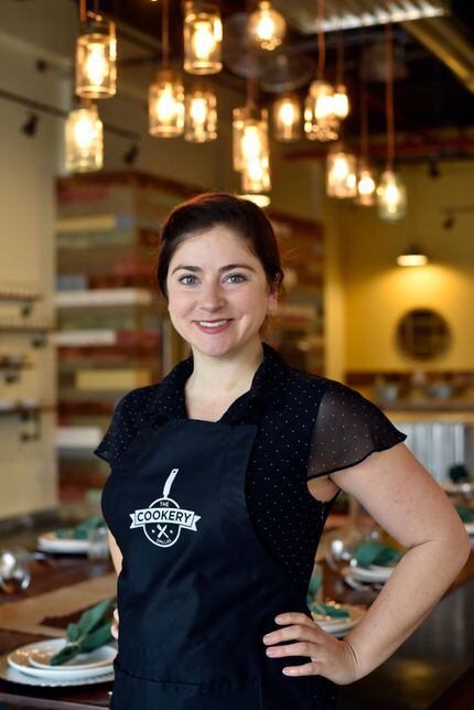 Kelly Huddleston, 31, is owner of a new cooking school, The Cookery.