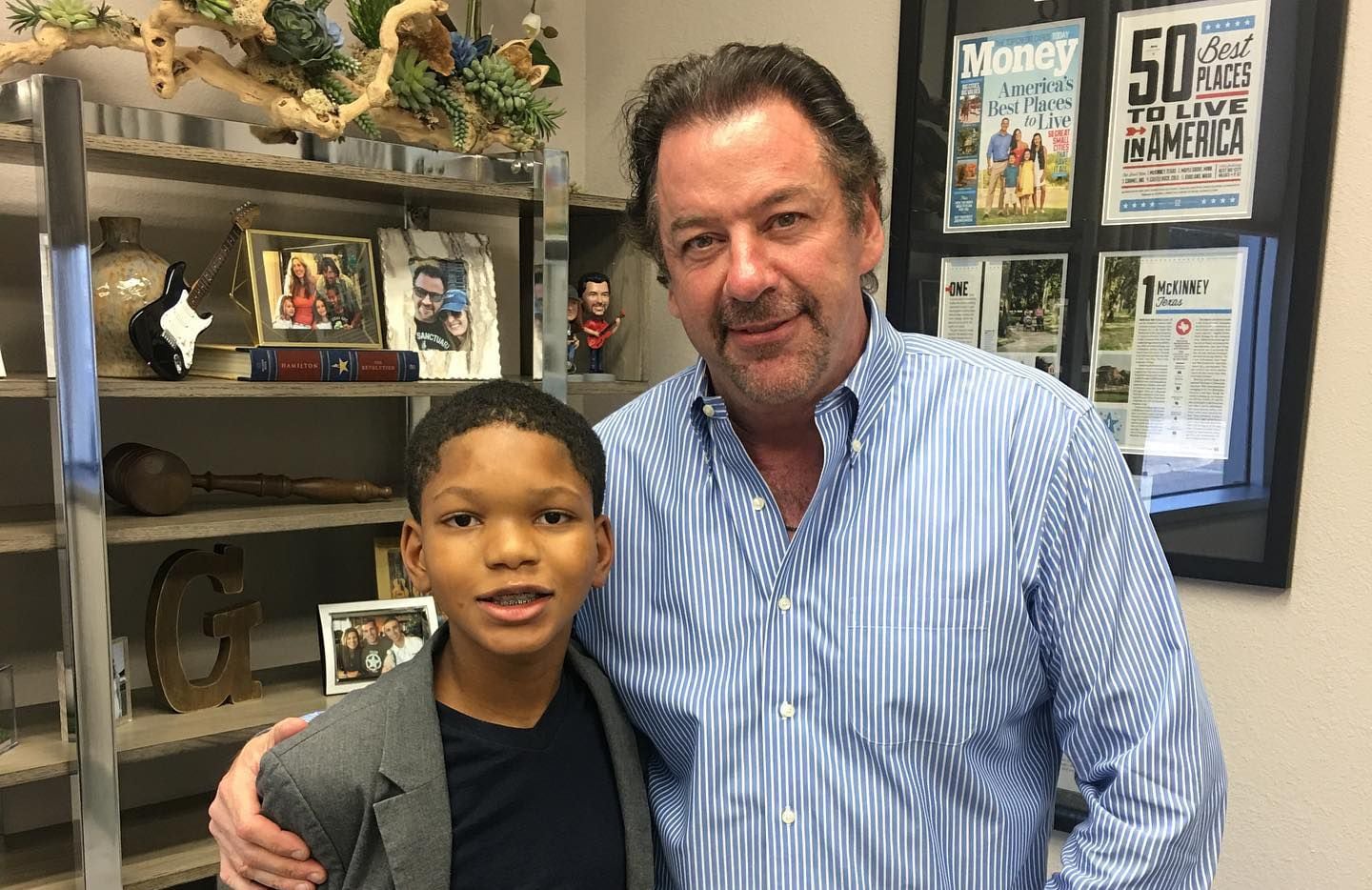 Fourteen-year-old Jaxson Turner and McKinney Mayor George Fuller formed a bond that led to an appearance on "The Kelly Clarkson Show."