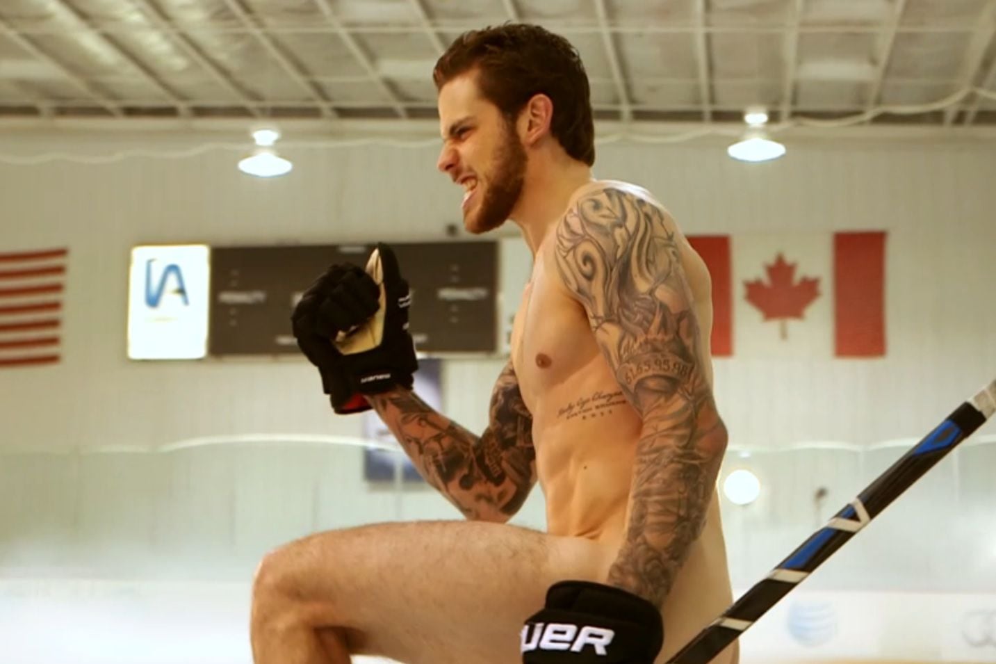 Screen capture from ESPN The Body Issue video of Stars' Tyler Seguin. 