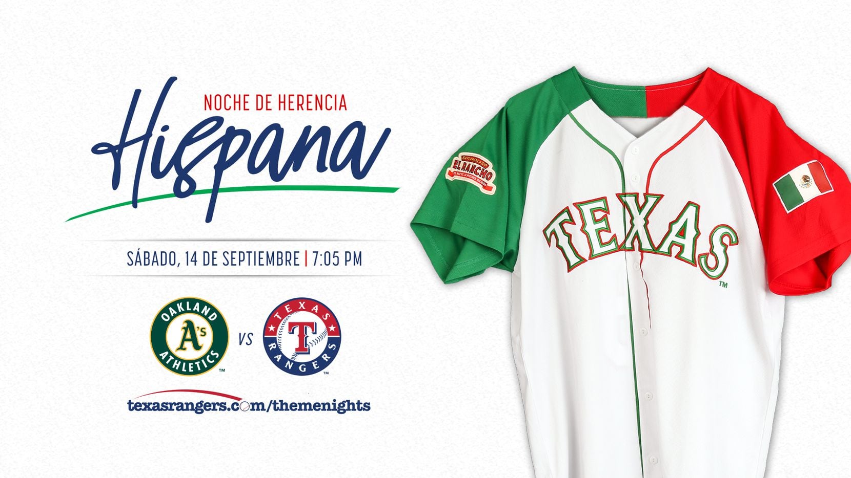 MLB Texas Rangers celebrarán el mes de la herencia hispana con noche