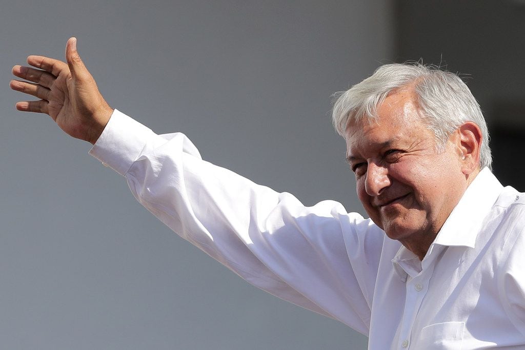 Andrés Manuel López Obrador, presidential candidate of the National Regeneration Movement...