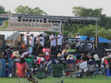 A live performance is pictured during a previous DeSoto celebration of Juneteenth in this file photo.