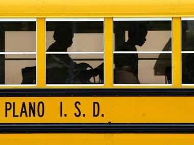 File photo of a Plano ISD school bus. The district is seeking to hire bus drivers to address a labor shortage.