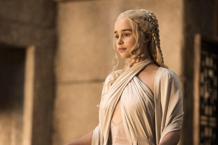 Emilia Clark en la quinta temporada de ‘Game of Thrones’ (NYT/HELEN SLOAN)
