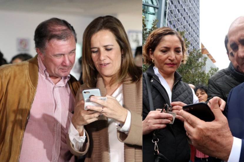 Los candidatos Margarita Zavala y Pedro Ferriz de Con. AGENCIA REFORMA

