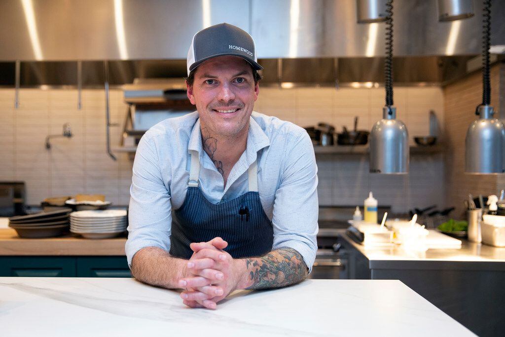 Chef Matt McCallister's new restaurant Homewood in Dallas, Texas is shown on April 17, 2019.