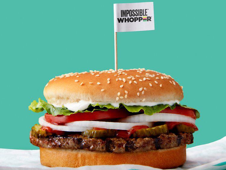 La hamburguesa ‘Imposible Whopper’.