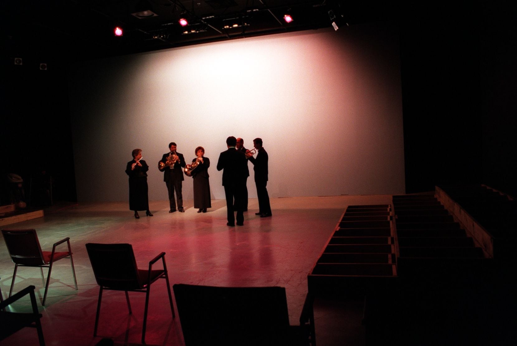 The new Wheelice Wilson, Jr. Theatre is one of two theaters in the new Coppell Arts Center.