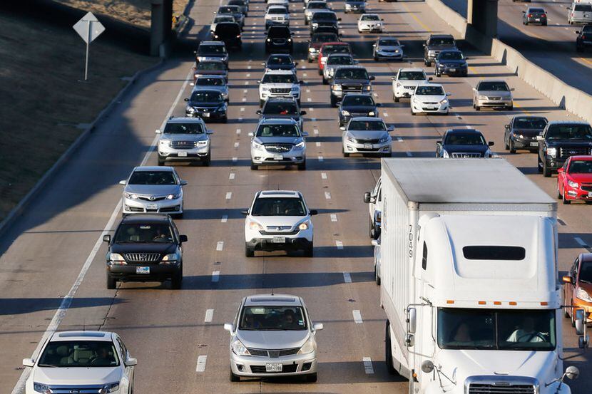 LBJ Freeway will be expanded from four lanes and an HOV/express lane in each direction to...