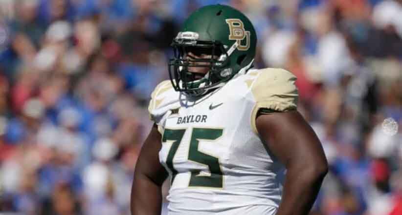 Baylor defensive tackle Andrew Billings (75) during the first half of an NCAA college...