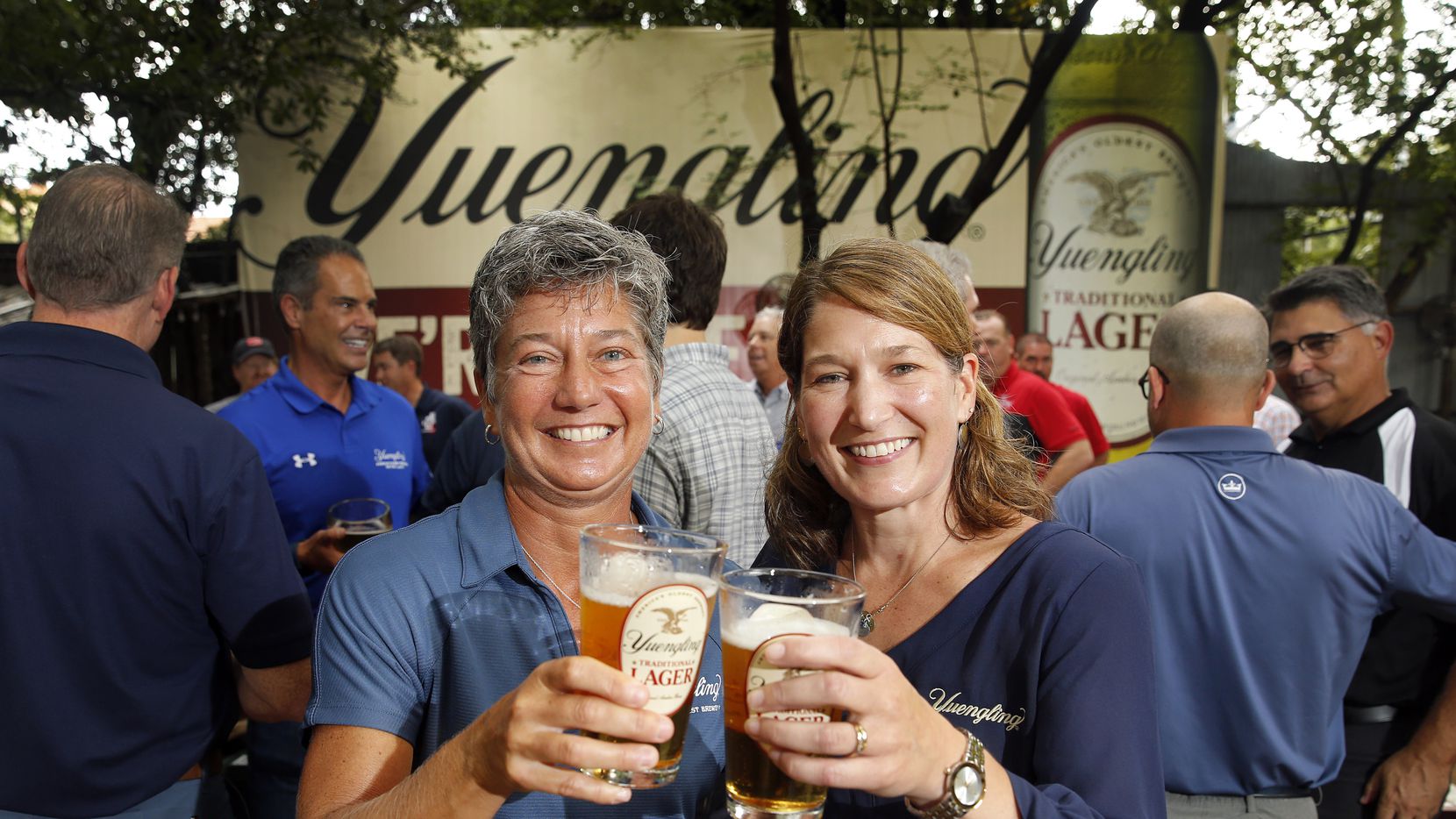 Yuengling sisters Jennifer Yuengling (left) and Wendy Yuengling are sixth generation family...