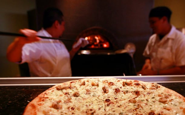 Here's the white pizza at Nonna in Dallas. Chef-owner Julian Barsotti will open a new pizza...
