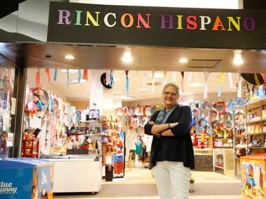Nery Hernandez, owner of Rincon Hispano, sees maybe 50, 60 customers a day during the week,...