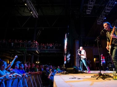 The Toadies perform at the Arlington Backyard during the grand opening celebration for Texas...