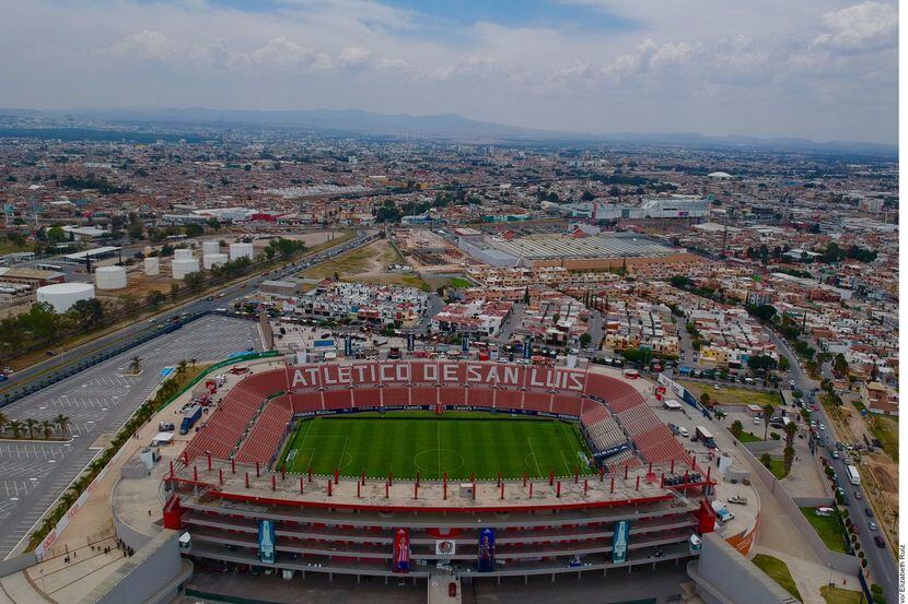 El Alfonso Lastras, estadio del Atlético San Luis de la liga mexicana de futbol.