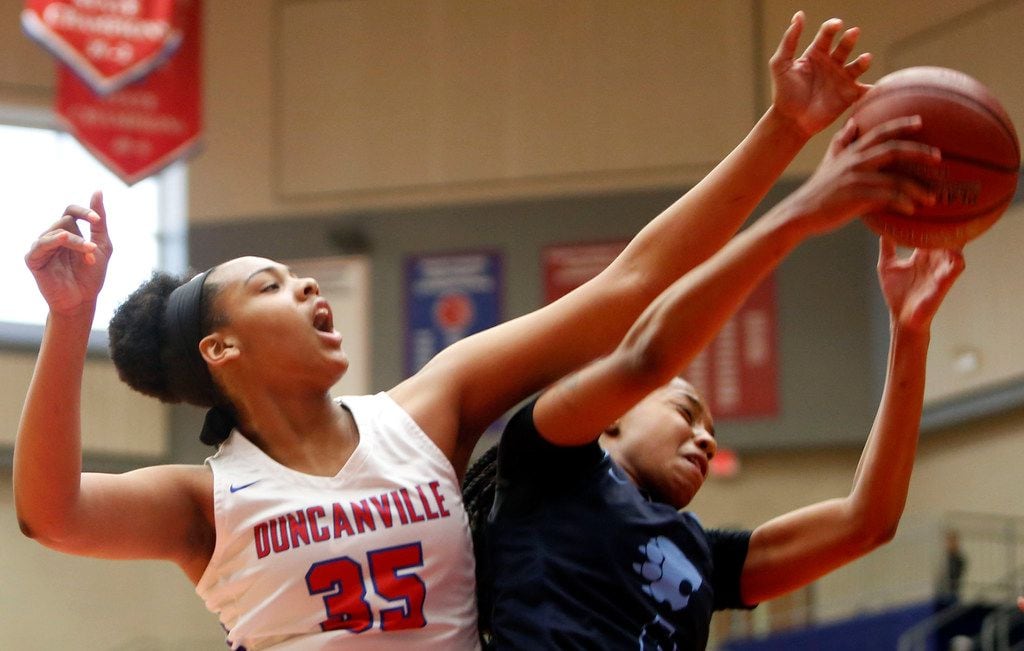 Hannah Gusters (35), pictured in a game in 2018, was a standout at Duncanville before...