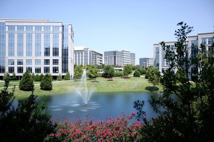Real estate brokerage Redfin put its Frisco office space in the Hall Park development up for...