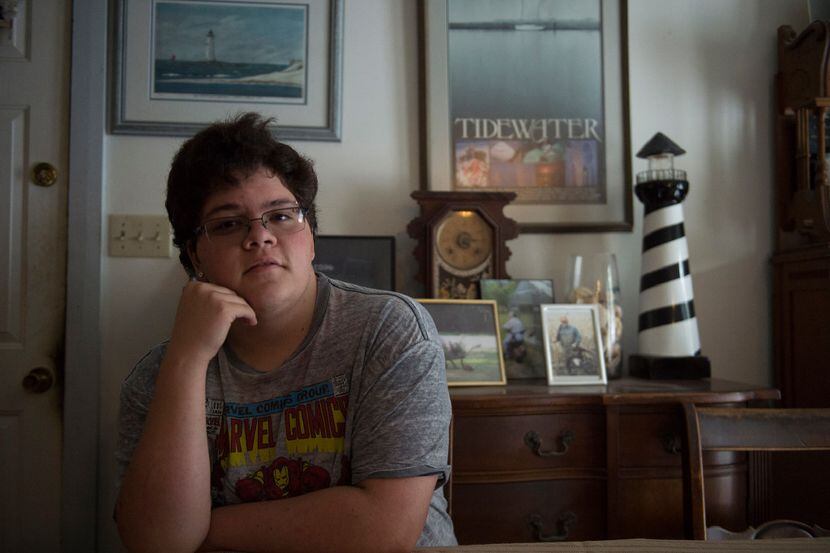 Gavin Grimm, a senior at Gloucester High in Gloucester, Va., sued his school board after it...