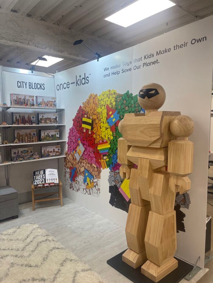 Dallas-based Once Kids display booth at the Toy Fair this week (Sept. 20-22, 2022) at the...