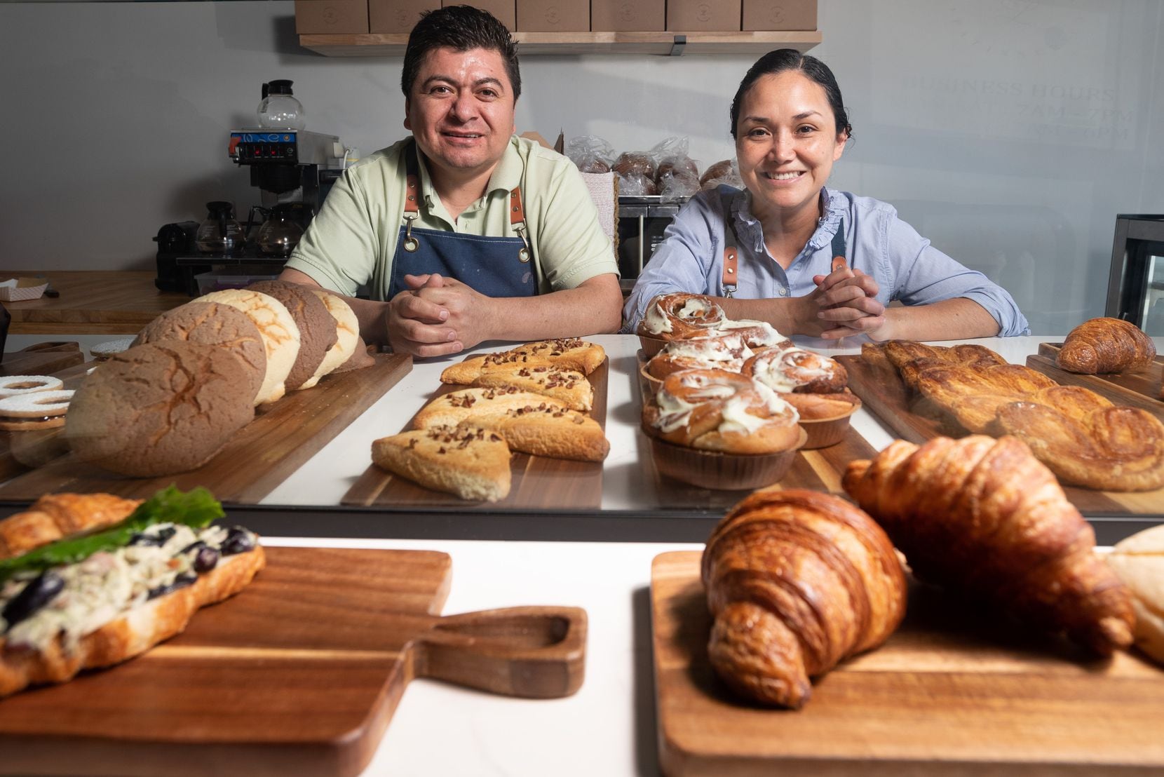 Ismael Trejo and Maria Becerra co-own Lubella's a new pastry shop in East Dallas.