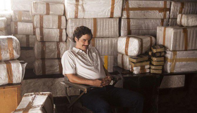 El actor brasileño Wagner Moura interpreta a Pablo Escobar en la nueva serie de Netflix...