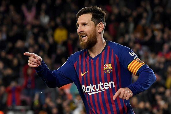 Lionel Messi del FC Barcelona.