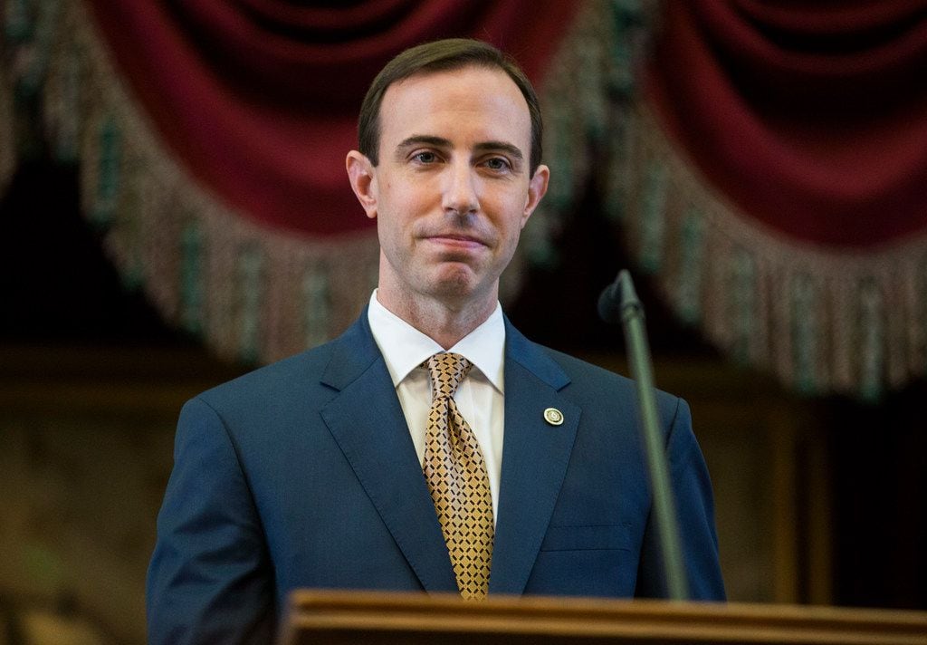 Texas Secretary of State David Whitley spoke on opening day of the 86th Texas Legislature on...