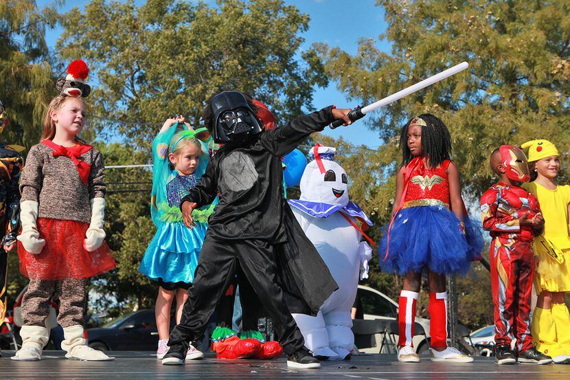 The City of Mesquite's PumpkinFest includes a children's Halloween costume contest.