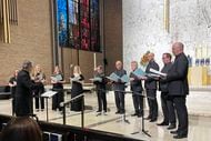 Peter Phillips conducts the Tallis Scholars in concert at St. Michael and All Angels...