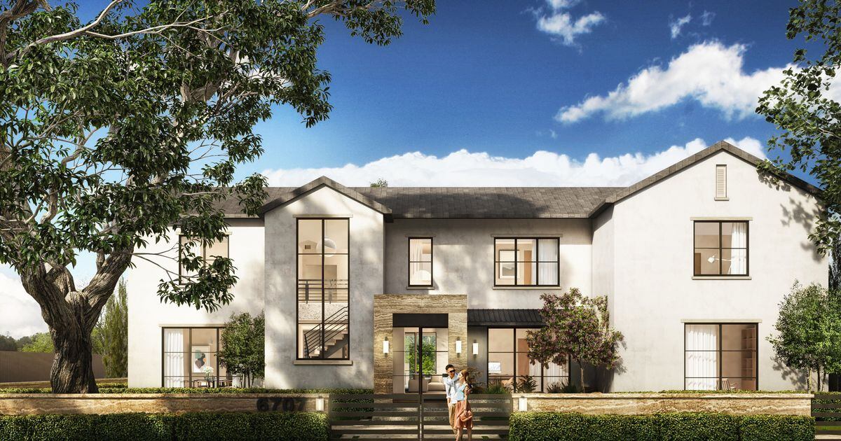 a new five-bedroom construction home in Preston Hollow
