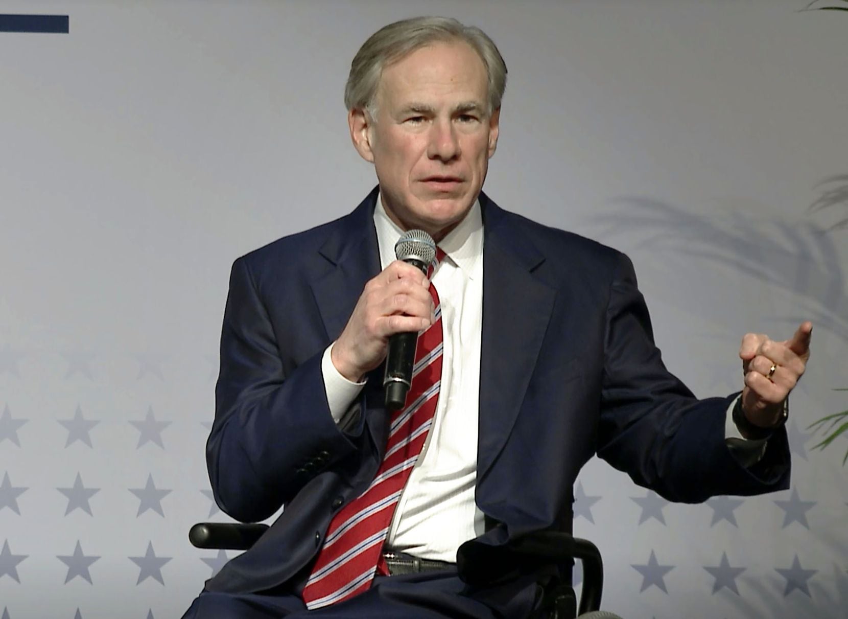 Texas Gov. Greg Abbott, making a COVID-19-related announcement in March, later issued a sweeping executive order that bans mask requirements by governments and public school systems.