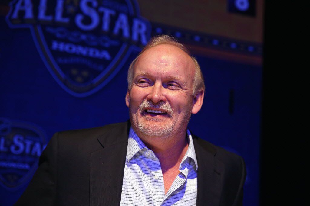 NASHVILLE, TN - JANUARY 29:  Head Coach Lindy Ruff of the Dallas Stars during Media Day for...