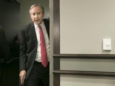 Texas Attorney General Ken Paxton, shown here at a May 2016 news conference, is facing allegations from top staff who say his relationship with Austin-based real estate developer Nate Paul raises bribery and abuse of office concerns. (Jay Janner/Austin American-Statesman)