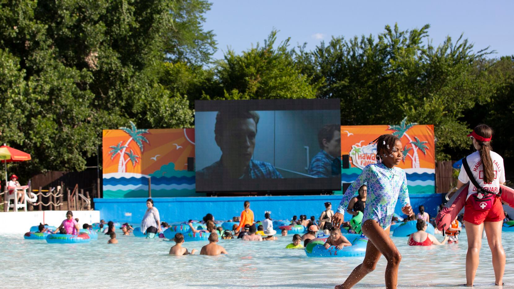 Hawaiian Falls in Garland is hosting Dive­-In Movie nights at its wave pool. Screenings...