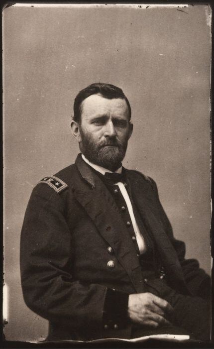 Ulysses S. Grant appears in a portrait, circa 1864, taken by famed portrait photographer...