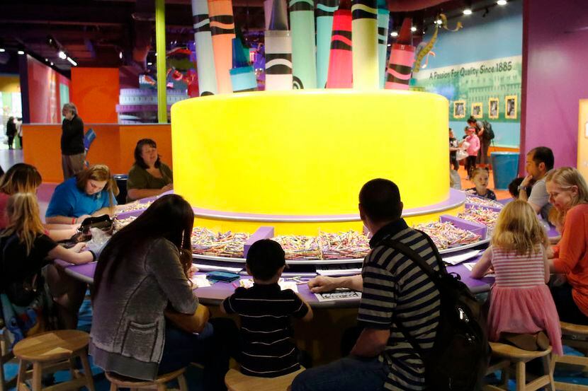 Crayola Experience is in the Shops at Willow Bend in Plano.