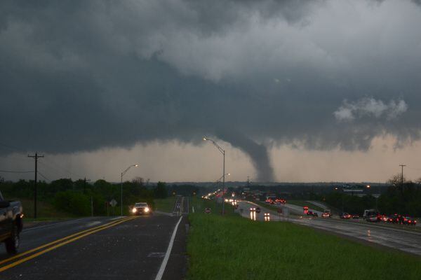 An outbreak of tornado-producing storms tore through North Texas on April 3, 2012.