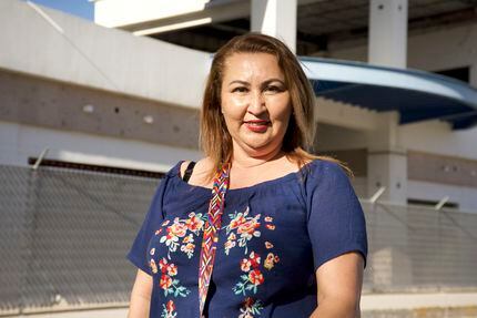 Hilda Padilla, de 44 años, viajó de Guadalajara a Ciudad Juárez, México con la intención de...