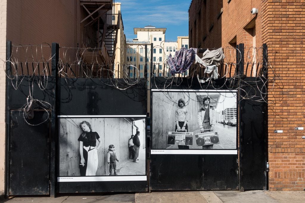 Looking for Home installation, The Stewpot on Park Avenue, photograph by Alan Govenar.