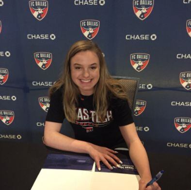Marissa Ling of FC Dallas signing for Texas Tech.