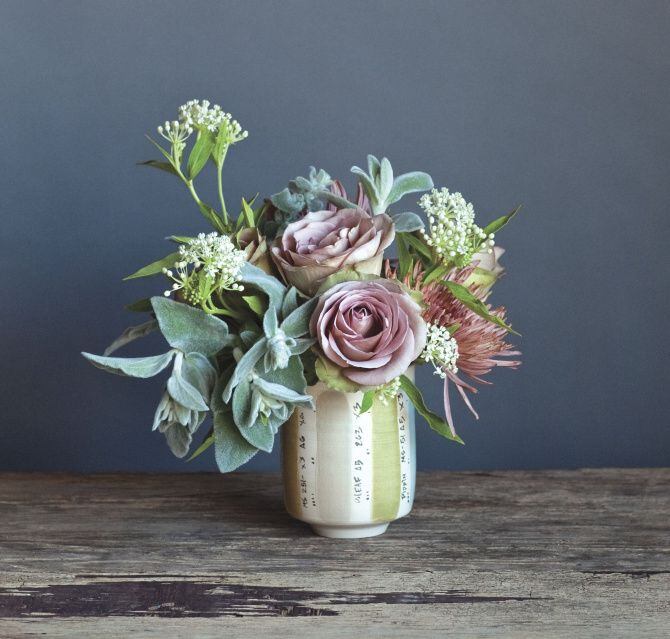 Creating floral arrangements is as easy as following a recipe