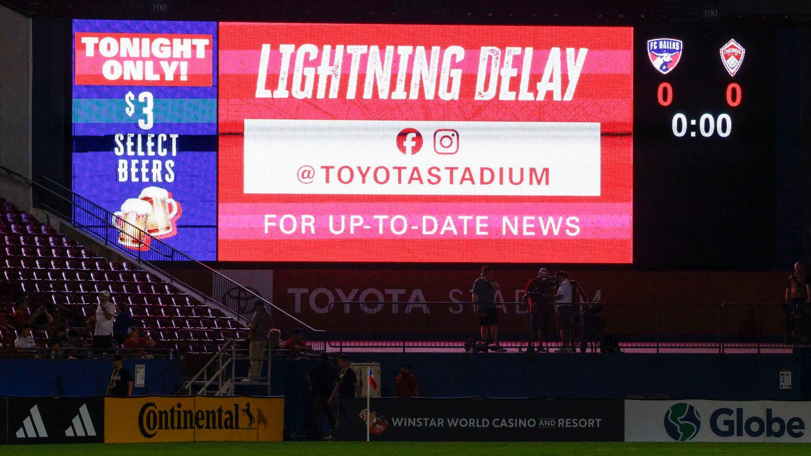 Will weather impact Lightning's Stadium Series game?