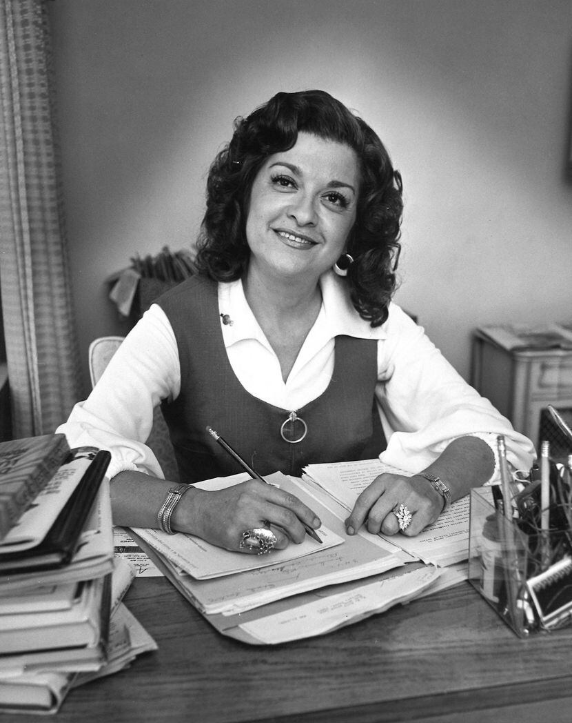 Anita N. Martínez fue la primera hispana en ser concejal de Dallas, en 1972. DMN