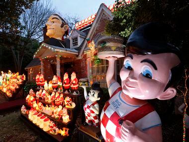 Wayne Smith even has an 8-foot Kip's Big Boy in his decorated University Park yard and house.